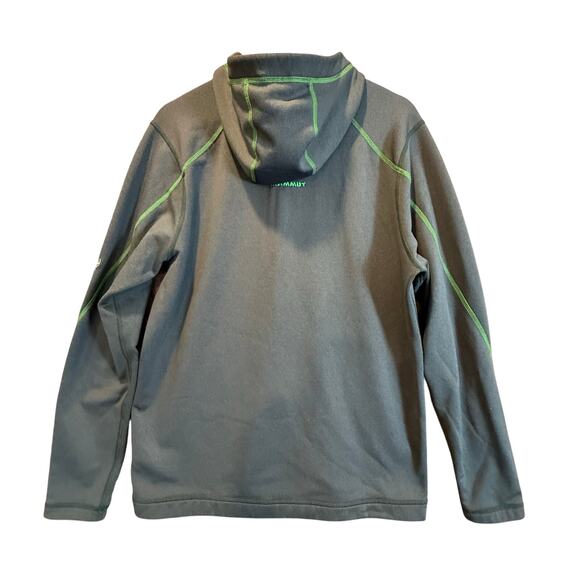 Mammut Swiss Design Green Zip Up Jacket Mercury Mens Outdoor Sweater XL - Picture 3 of 15